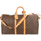 Louis Vuitton Monogram Canvas Keepall 55 Bandoulière Travel Bag