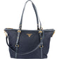 Prada Tote aus Nylon und Saffiano-Leder – Vorderansicht