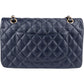 Chanel Quilted Caviar Leather Medium Gold Double Flap Shoulder Bag