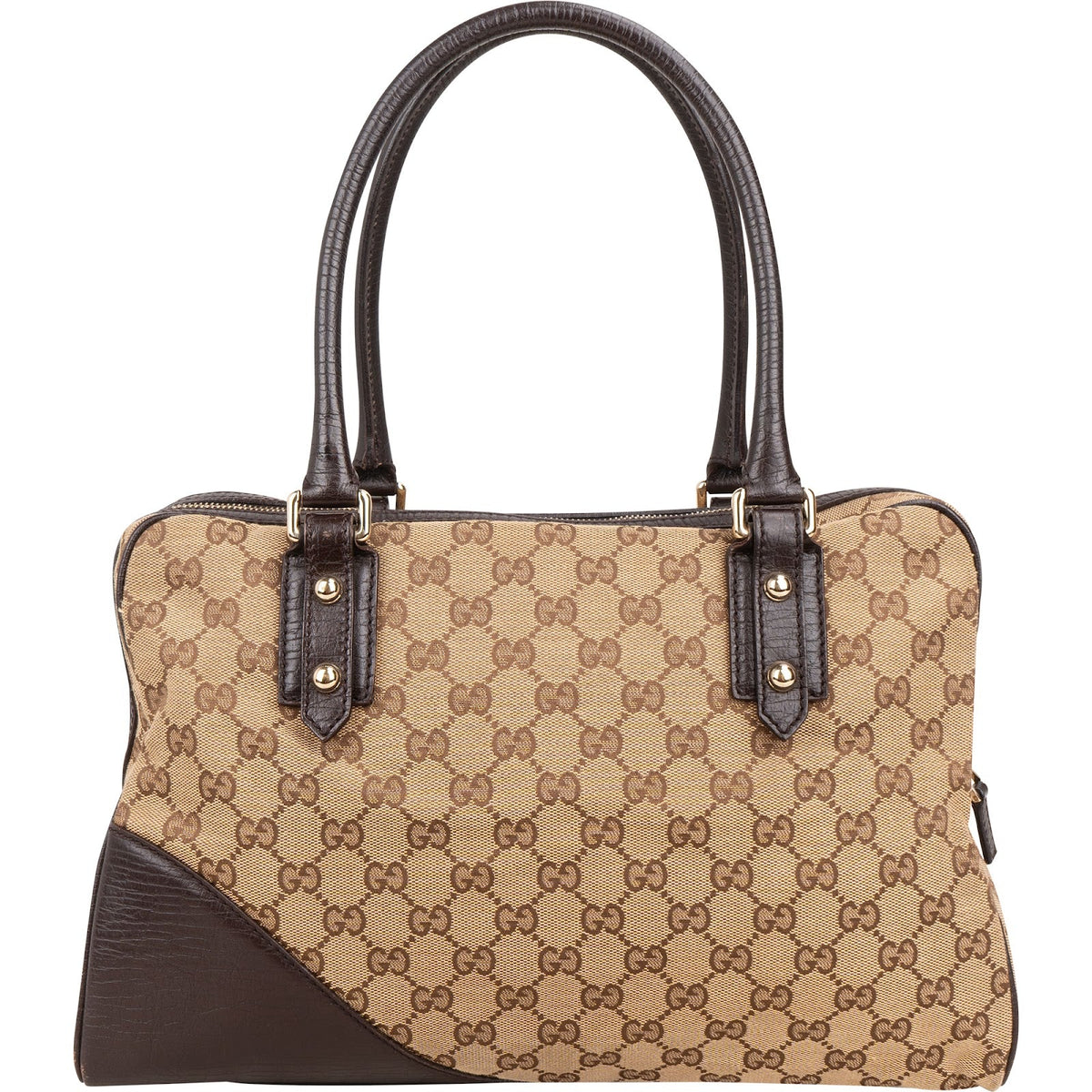 Gucci Monogram GG Canvas Horsebit Handbag