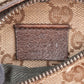 Gucci Grained Leather Monogram GG Canvas Crossbody Belt Bag