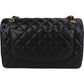 Chanel Quilted Caviar Leather Jumbo Double Flap Shoulder Bag