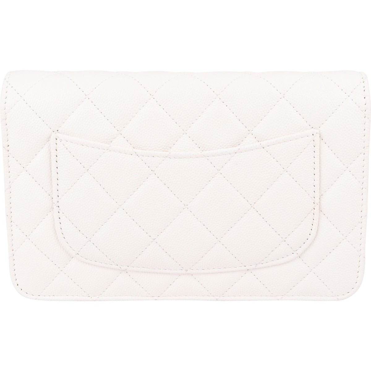 Chanel Wuilted Caviar Leather Jeweled CC Wallet On Chain Crossbody Bag