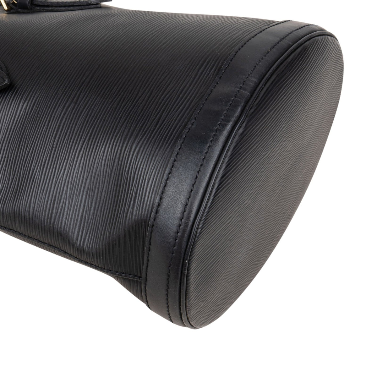 Louis Vuitton Noir Epi Leather Bucket PM Shoulder Bag