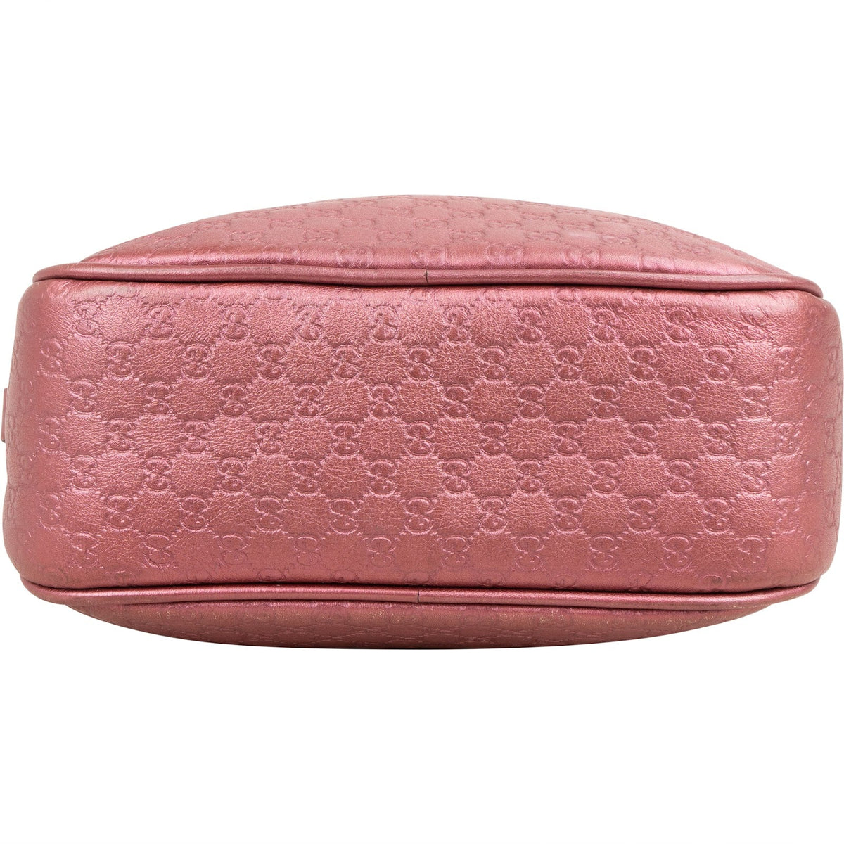 Gucci Microguccissima Metallic Leather Bamboo Tassel Camera Crossbody Bag