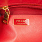 Prada Galleria aus rotem Saffiano-Leder – Ansicht 9