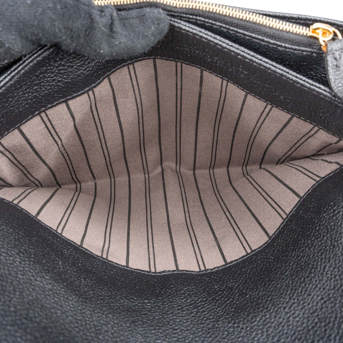 Louis Vuitton Noir Monogram Empreinte Leather Fascinante Crossbody Bag