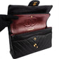 Chanel Quilted Lambskin Chevron Medium 24K Gold Double Flap Shoulder Bag