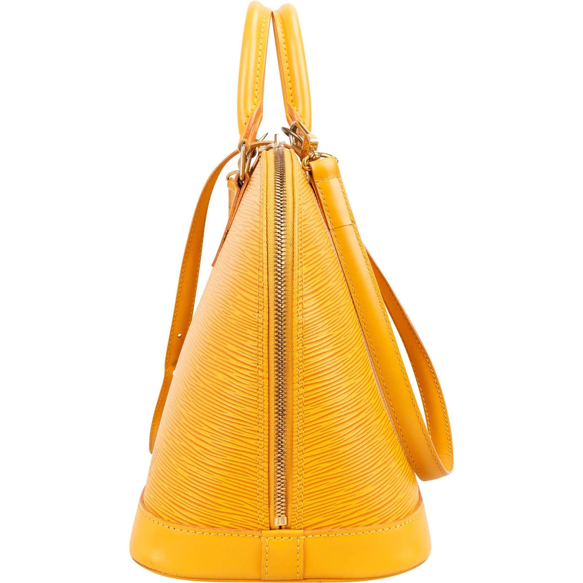 Louis Vuitton Gelb Epi Leder Alma PM Handtasche, Bild 6 von 11