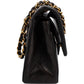 Chanel Quilted Lambskin 24K Gold Small Double Flap Shoulder Bag