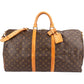 Louis Vuitton Monogram Canvas Keepall 55 Bandoulière Travel Bag