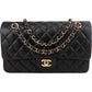 Chanel Quilted Lambskin Medium Double Flap Shoulder Bag