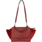 Celine Grained Leather and Suede Trapeze Handbag