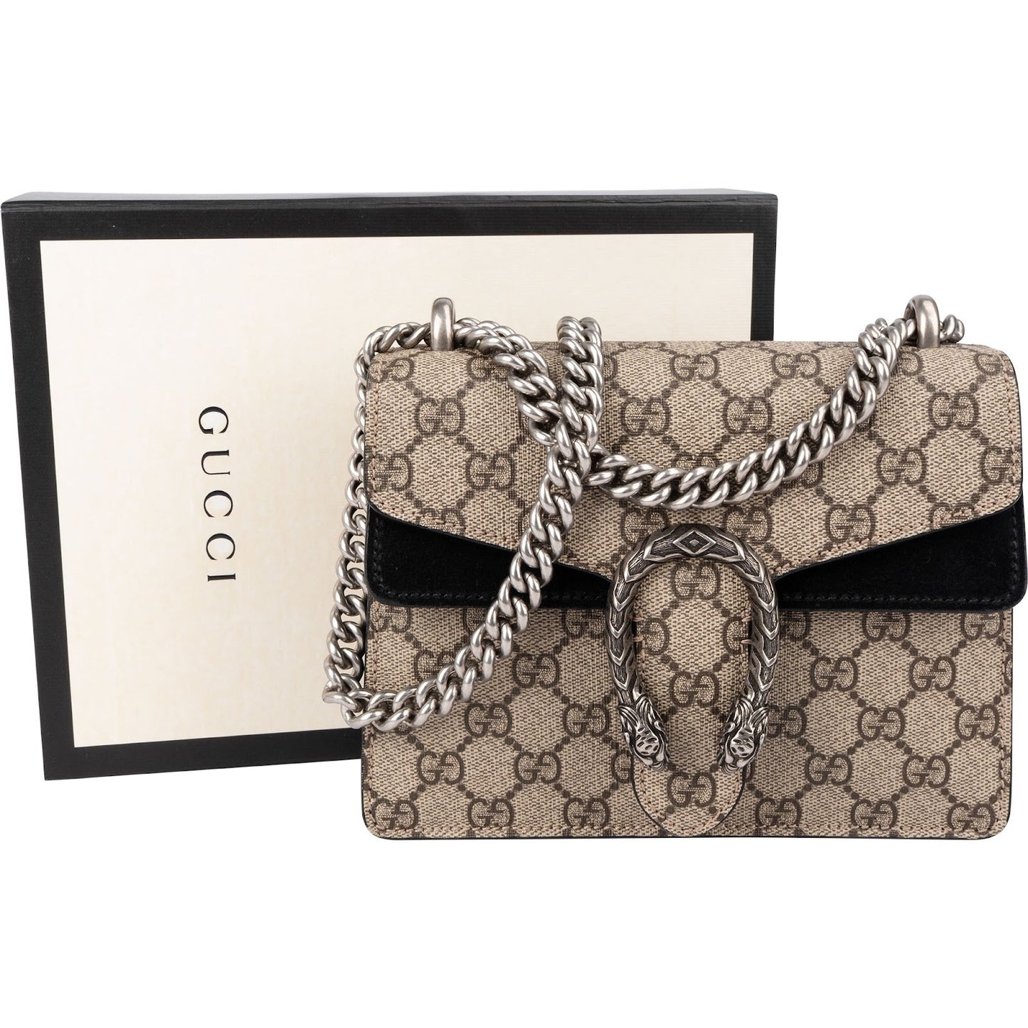 Gucci Monogram GG Supreme Canvas Dionysus Mini Crossbody Bag