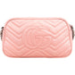 Gucci Monogram Matelassé Leather GG Marmont Camera Crossbody Bag