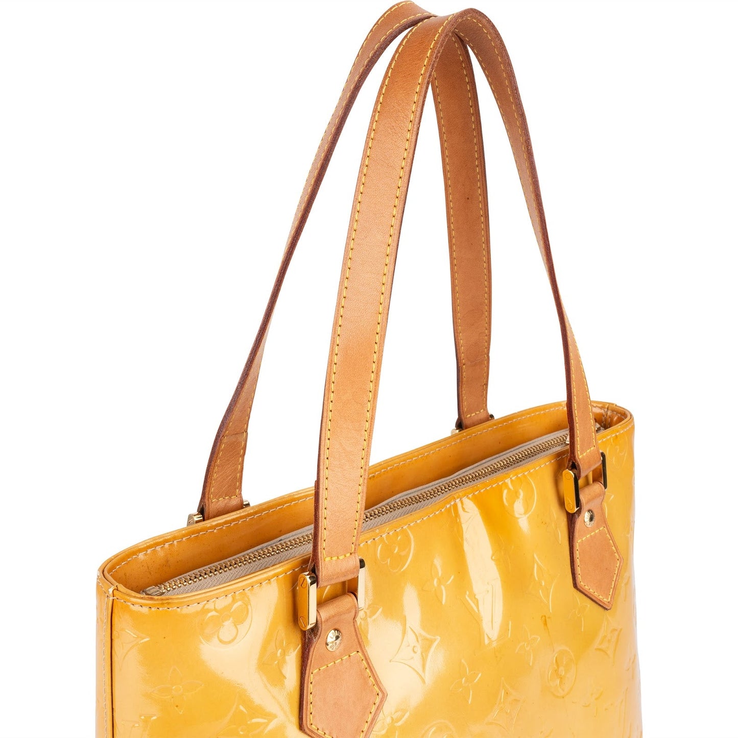 Louis Vuitton Monogram Vernis Leather Houston Handbag