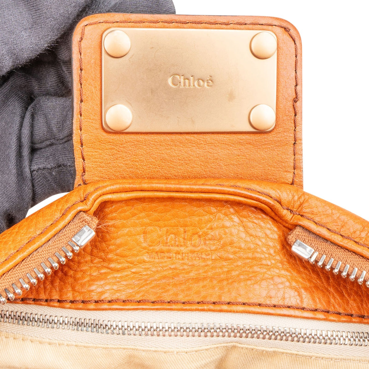 Chloé Leather Paddington Crossbody Handbag