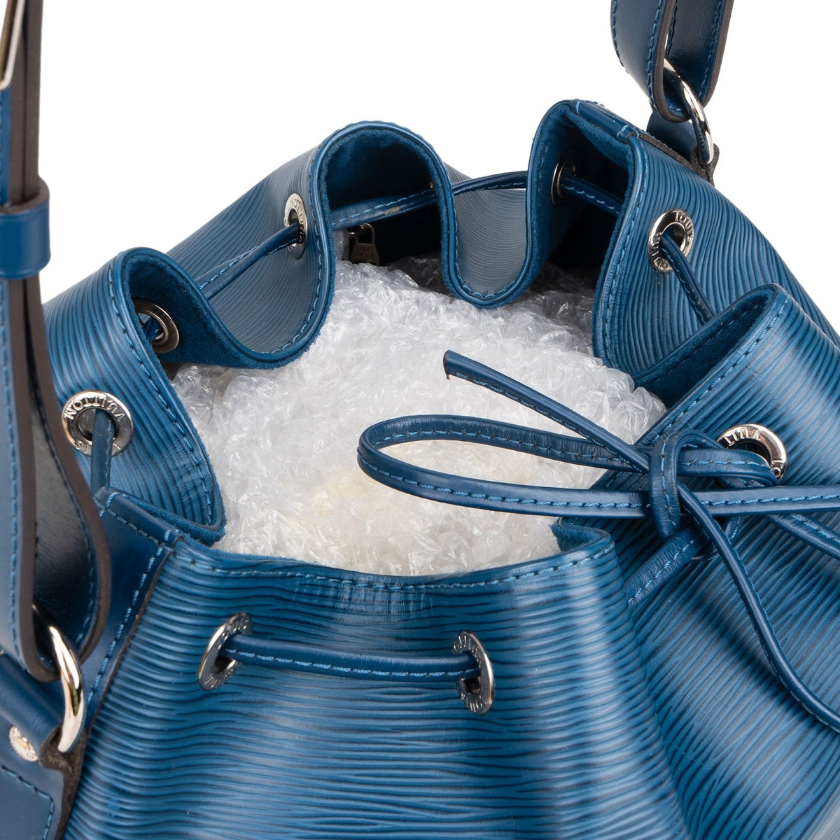 Louis Vuitton Bleu Epi Leather NM Sac Noé Petit Shoulder Bag