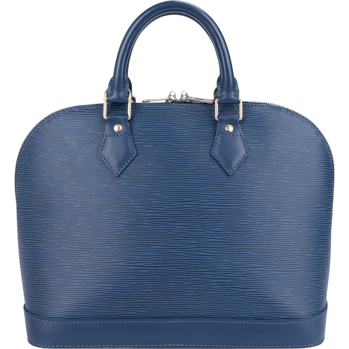 Louis Vuitton Blue Epi Leather Alma PM Handbag