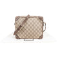 Gucci Monogram GG Supreme Canvas Studded Trunk Crossbody Bag