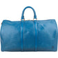 Louis Vuitton Blue Epi Leather Keepall 45 Travel Bag