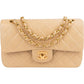 Chanel Quilted Lambskin 24K Gold Small Double Flap Shoulder Bag