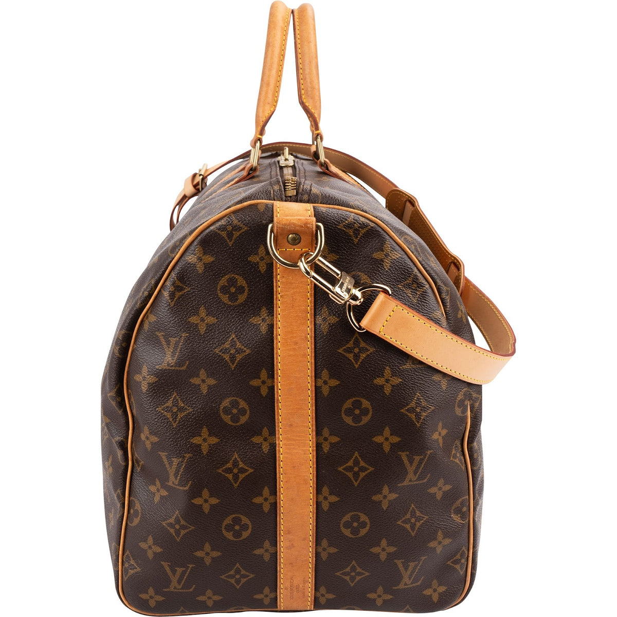 Louis Vuitton Monogram Canvas Keepall 55 Bandoulière Travel Bag