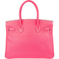 Hermès Rose Tyrien Epsom Leather Birkin 30 Handbag