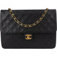 Chanel Quilted Lambskin 24K Gold Single Flap Shoulder Bag