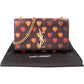 Saint Laurent Leather Heart Print Kate Crossbody Bag