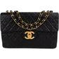Chanel Quilted Lambskin 24K Gold Maxi Single Flap Crossbody Bag