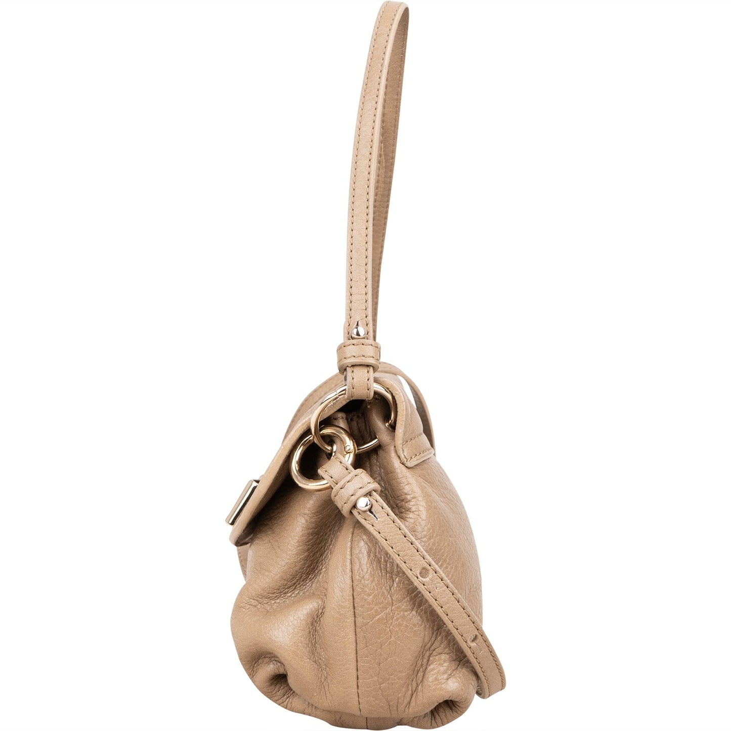 Chloé Leather Lily Bow Pochette Handbag