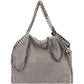 Stella McCartney Shaggy Falabella Fold Over Tote Crossbody Handbag