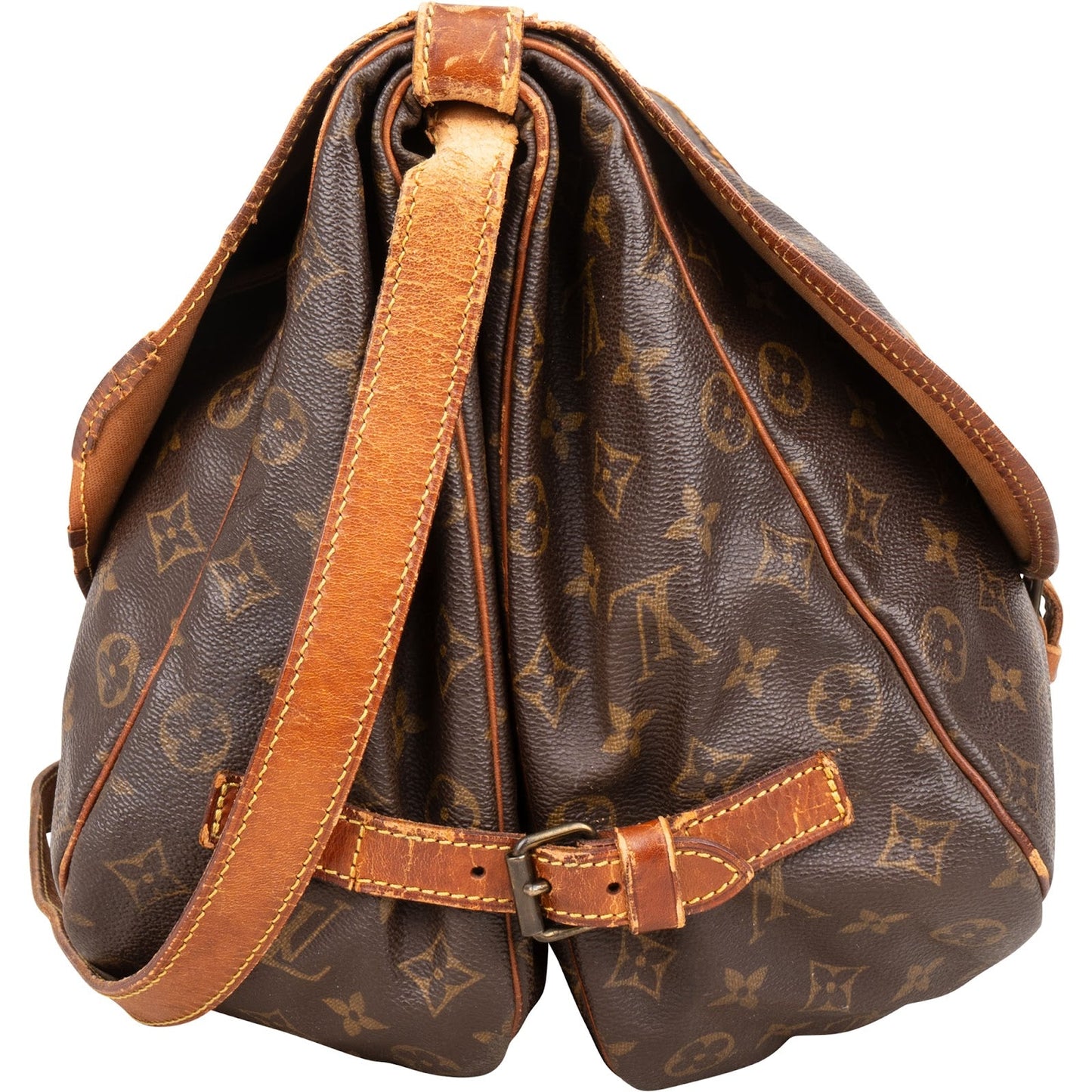 Louis Vuitton Monogram Canvas Saumur 35 Crossbody Bag