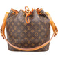 Louis Vuitton Monogram Canvas Sac Noé Petit Shoulder Bag