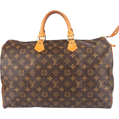 Louis Vuitton Monogram Canvas Speedy 40 Handbag