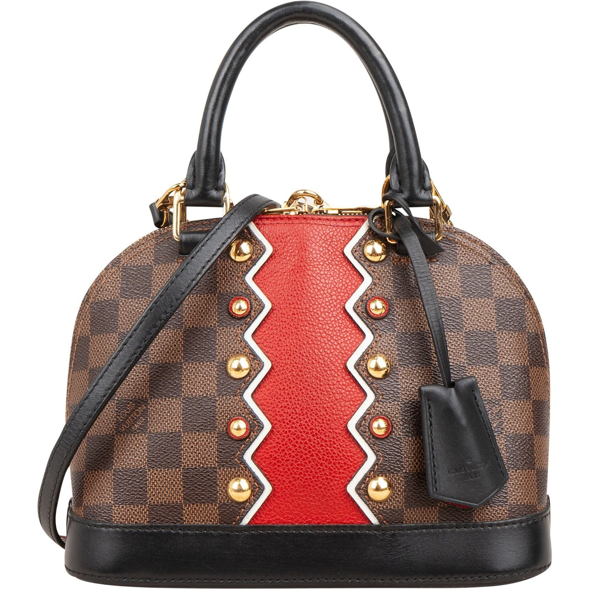 Louis Vuitton Limited Monogram Damier Ebene Karakoram Alma BB Crossbody Bag Handbag