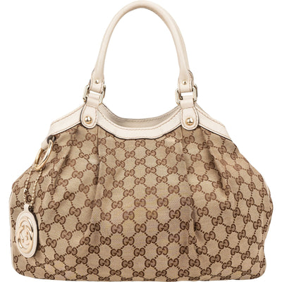 Gucci Monogram GG Canvas Sukey Tote Handbag
