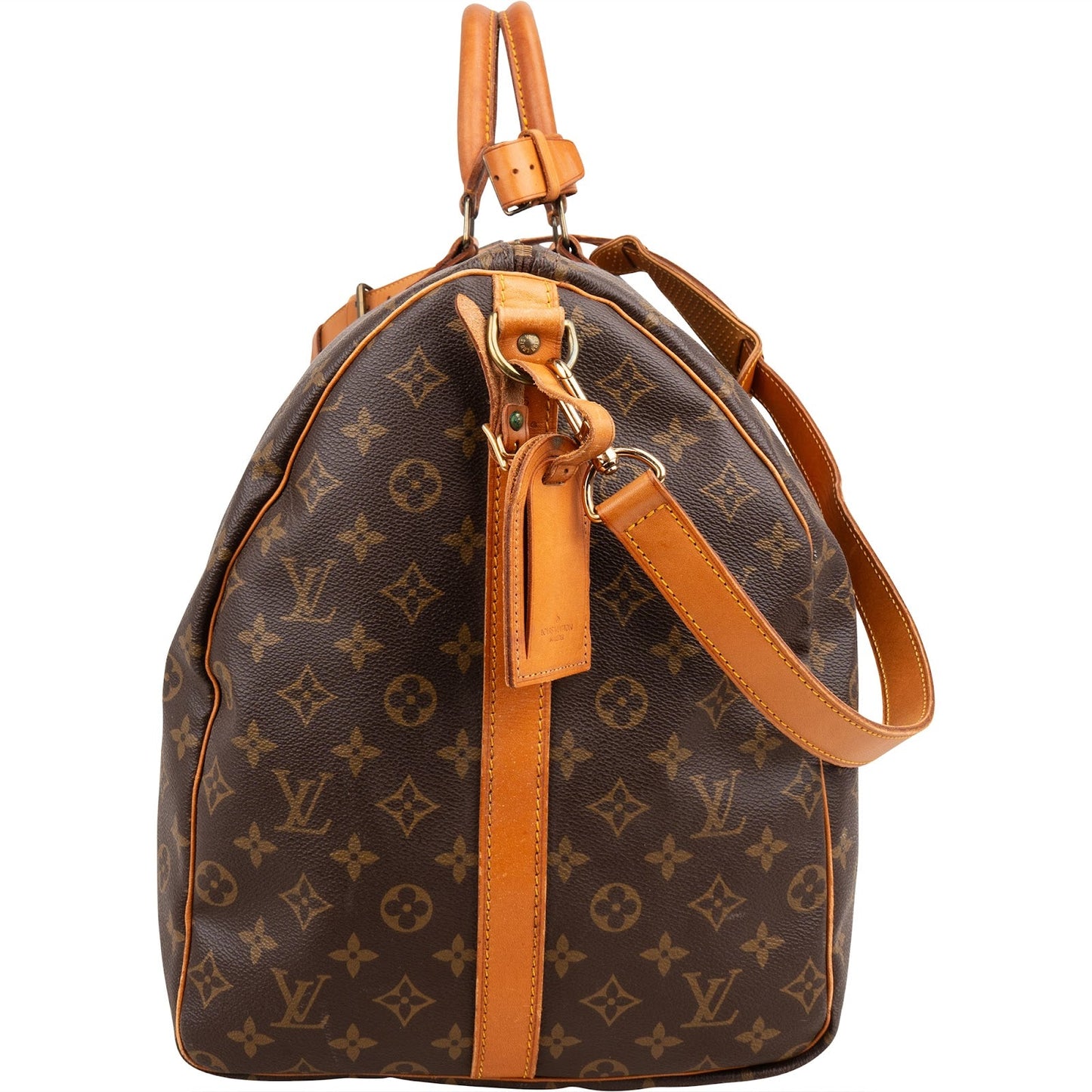 Louis Vuitton Monogram Canvas Keepall 60 Bandoulière Travel Bag