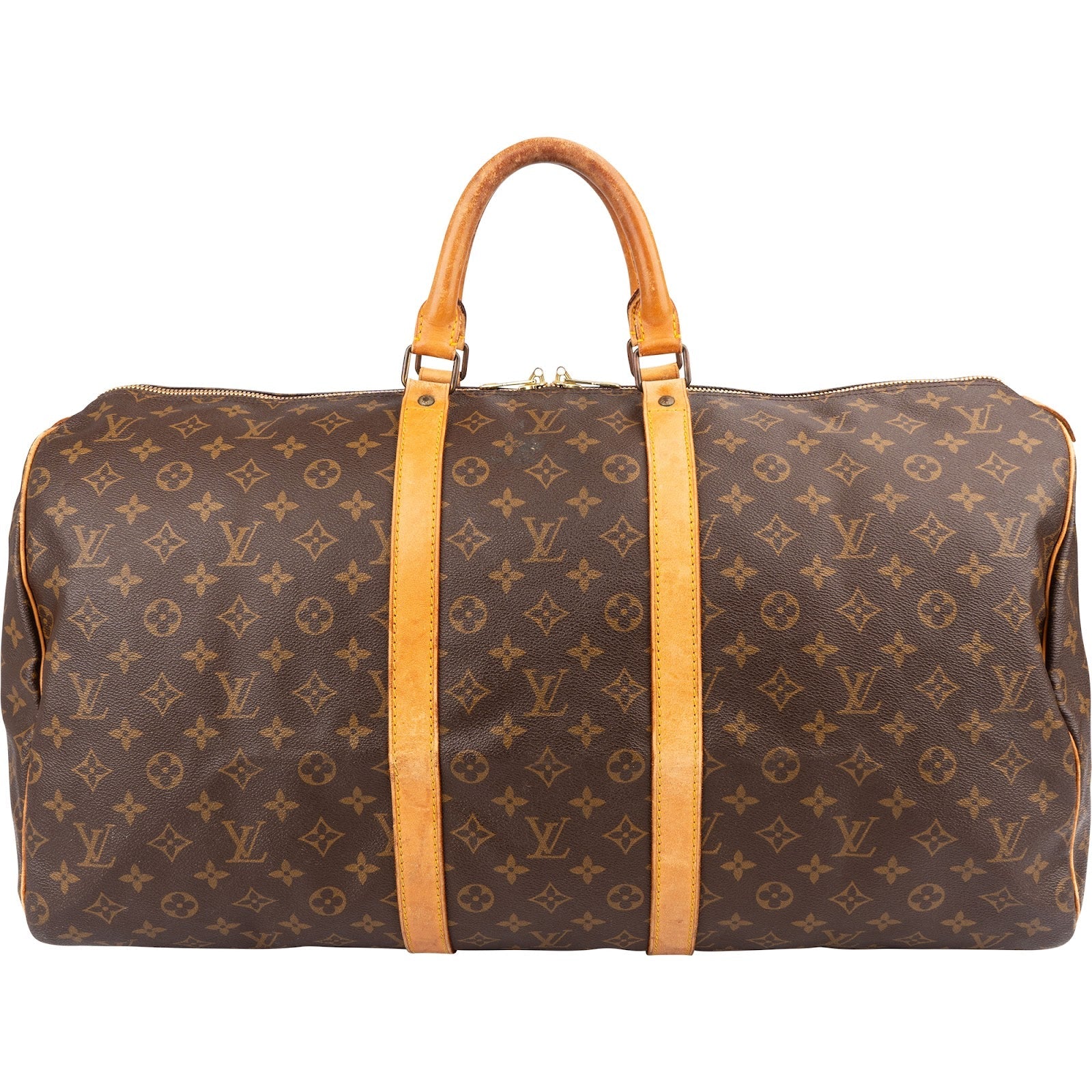 Louis Vuitton Monogram Canvas Keepall 55 Travel Bag