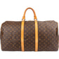 Louis Vuitton Monogram Canvas Keepall 55 Travel Bag