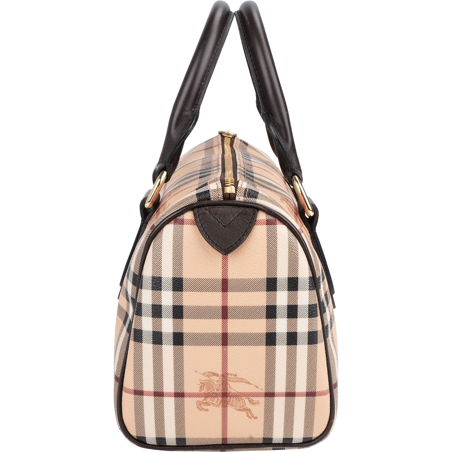 Burberry Haymarket Check Boston Handbag