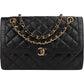 Chanel Quilted Lambskin Bicolor Double Flap Shoulder Bag