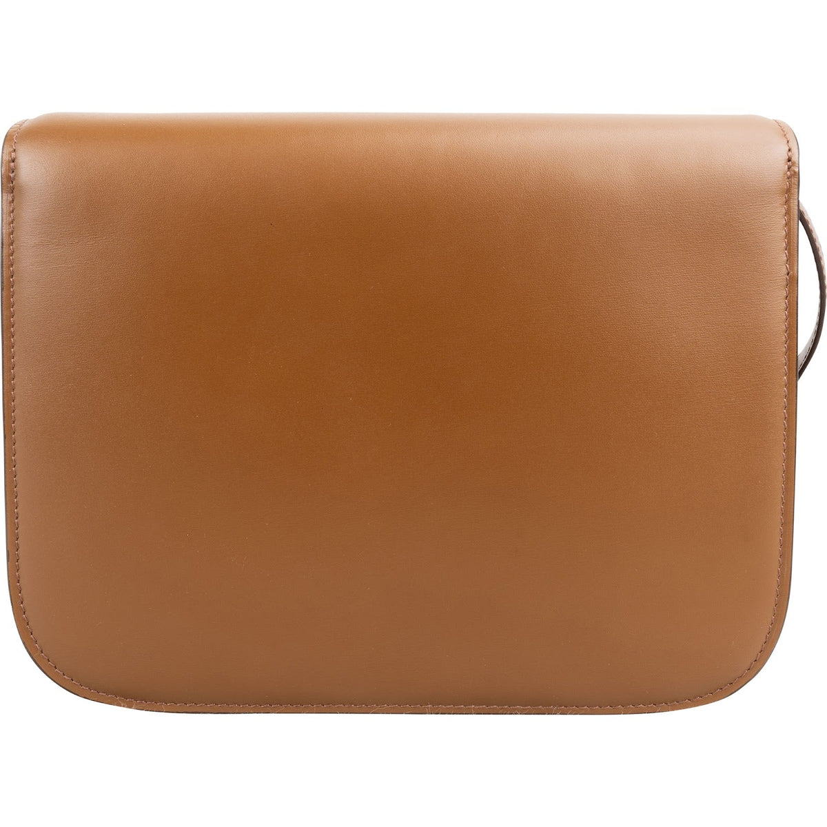 Celine Brown Calfskin Classic Box Crossbody Bag