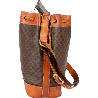 Celine Monogram Macadam Bucket Shoulder Bag