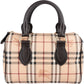 Burberry Haymarket Check Boston Handbag