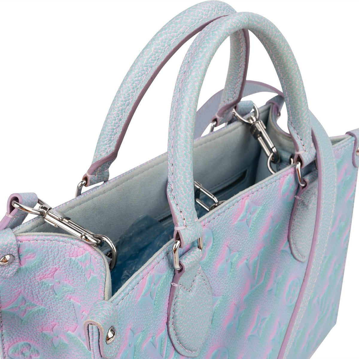 Louis Vuitton Leather Monogram Empreinte OnTheGo PM Handbag