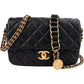 Chanel Caviar Leather Mini Rectangular Flap Coin Crossbody Bag