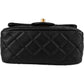 Chanel Quilted Lambskin Small Rectangular Single Flap Crossbody Bag