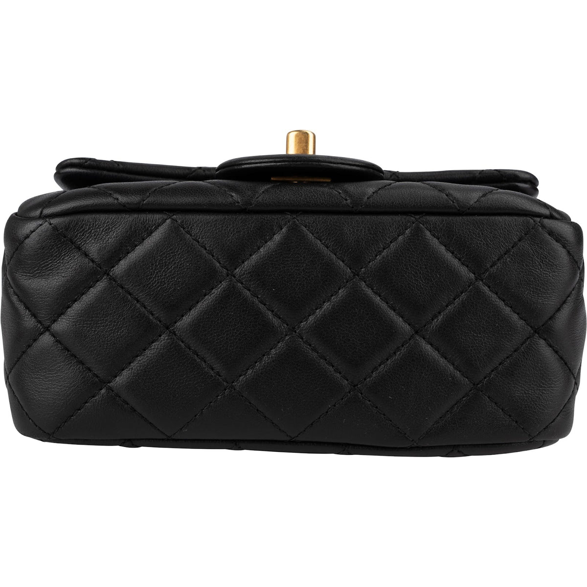 Chanel Quilted Lambskin Small Rectangular Single Flap Crossbody Bag
